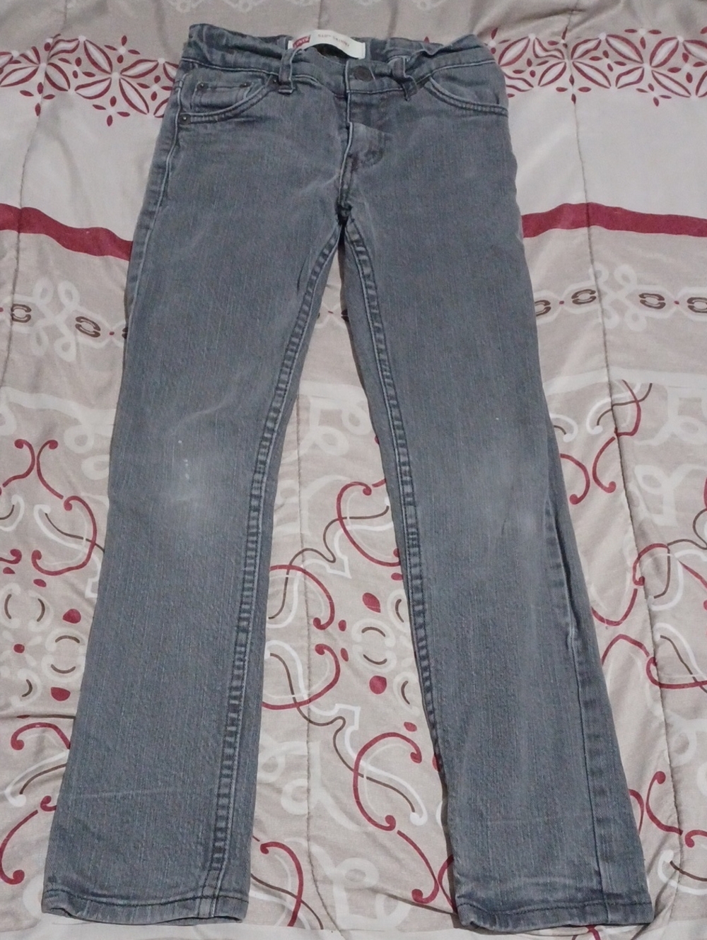 Levi's 510 Gray Skinny Jeans For Boys Size 10